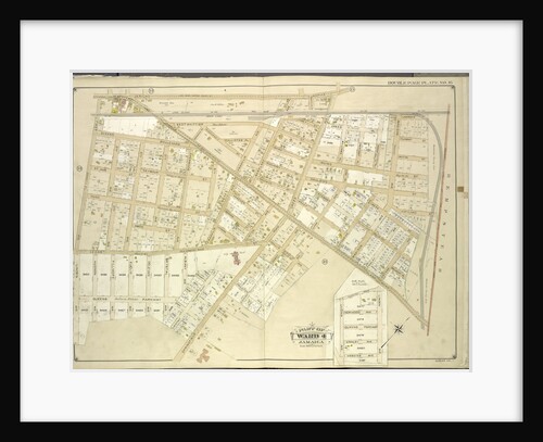 Map bounded by Jericho Turnpike, Hempstead and Jamaica Plank Road, First Ave., Queens Boulevard, 2nd Ave., 3rd Ave., 4th Ave., 5th Ave., Sherwood Ave., 6th Ave., Franklin A., New York by Anonymous