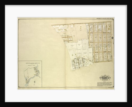 Map bounded by Rockaway Plank road, Three Mile Mill Road, Old South Road; Including Smith St., Sidney St., Lewis St., Bank St., Bedford St; Sub Plan From Book 6, New York by Anonymous