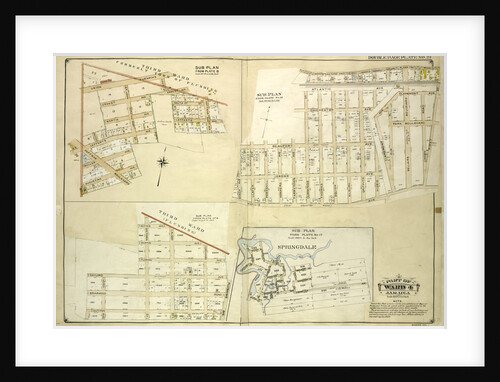 Map bounded by 3rd Ward Formerly town of Flushing, Union Turnpike, Louis St; Including Ernest Ave., Hoffman Ave., Hoffman Boulevard, Augustina Ave., New York by Anonymous