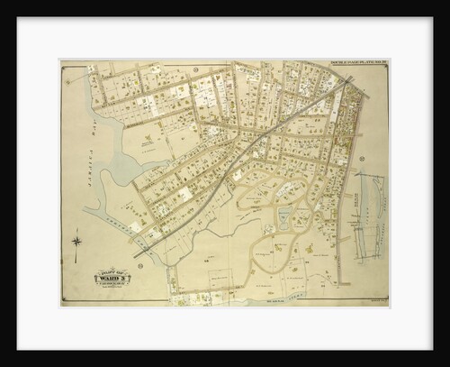 Map bounded by The Strand; Cornell Ave., Clinton Ave., Mott Ave; Including Central Ave., Bay Ave., Fulton Ave., Rochester Ave., Nortons Creek, Jamaica Bay, New York by Anonymous