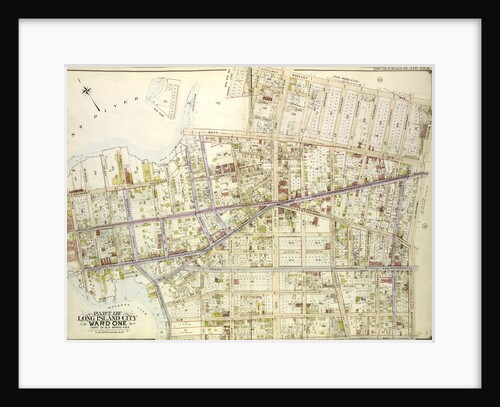 Map bounded by Hoyt Ave., Emily Terrace, Edward St., Barclay St., Vanalst Ave., Woolsey Ave., De Bevoise Ave. Bradford St., Lockwood St., New York by Anonymous