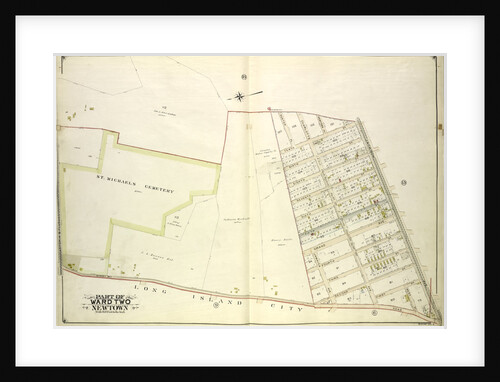 Map bounded by Hunter PL., Charlotte Ave., Newtown PL; Including Jackson Ave., Bowery Bay Road, Astoria and Flushing Turnpike, New York by Anonymous