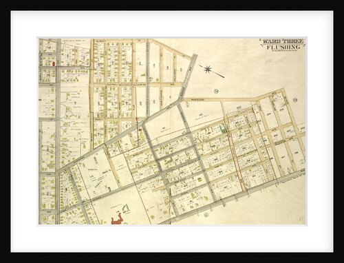 Map bounded by Madison Ave., Bowne Ave., Parsons Ave., Central Ave., Wilson Ave., Boerum Ave., Sanford Ave., Franklyn Ave., Cypress Ave., Jamaica Ave., Forest Ave., Burling, New York by Anonymous