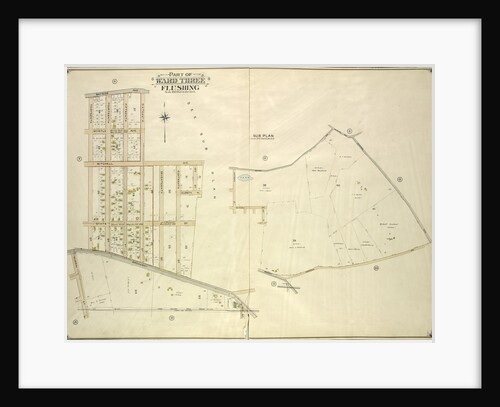 Map bounded by Bayside Ave., Myrtle Ave., Mitchell Ave., Hildreth Pl., Broadway; Including Murray St., 13th St., 14th St., 15th St., 16th St., 17th St., 18th St., 19th St., New York by Anonymous