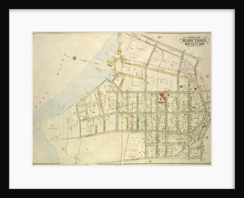 Map bounded by 14th Ave., Bayside Ave., 12th Ave., 8th Ave., Irving PL., 11th Ave., Whitestone Ave., 2nd PL., Boulevard, Post PL., Schuyler Ave., 7th Ave., Croton Ave., New York by Anonymous