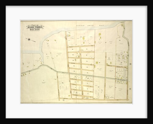 Map bounded by Bell Ave., Little Bayside Road, Shore Ave., Kneeland Ave., Bayside Ave., Bradish Ave., Nicoll Ave., Vista Ave., Cracheron Ave., Waldo Ave., Castor Ave., Fran., New York by Anonymous