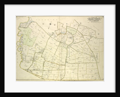 Map bounded by Strongs Causeway Ireland, Mill Road, North Hempstead Turnpike, Crop Road, Union Ave., Hoffman Ave., Boundary Line of Flushing, Jamaica, New York by Anonymous