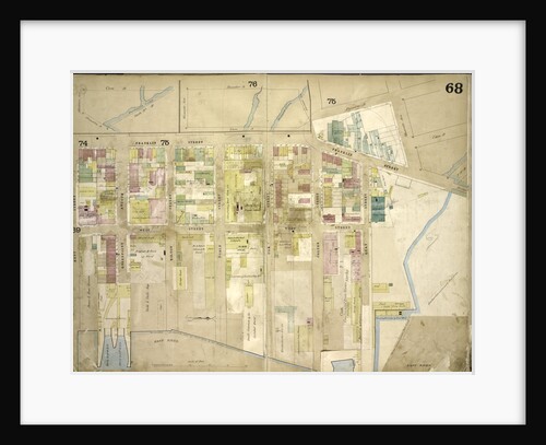 Map bounded by Meserole Ave., Gem St., Franklin St., North 15th St., East River, Kent St., Green Point Ave; Including Milton St., West St., Noble St., Oak St., Calyer St., Quay St., New York by Anonymous