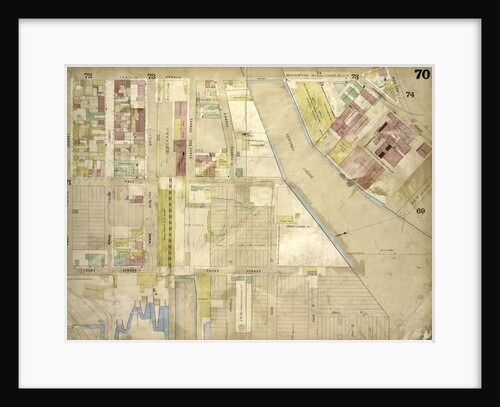 Map bounded by Vernol Ave., Manhattan Ave. late Union Ave., Commercial St., Box St., Bell St. Not Opened, Newtown Creek, River St; Including Pier St., Dock St., South St., Flushing St., Front St., New York by Anonymous