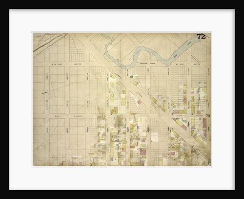Map bounded by Jacks Creek, East 3rd St., Vernon Ave., East 11th St., East 10th St., East 9th St., East 8th St., East 7th St., East 6th St., East 5th St., East 4th St; Including East Ave., Van Alst., New York by Anonymous