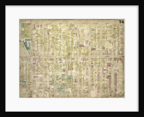 Map bounded by Manhattan Ave. Late Union Place, Commercial St., Oakland St., Greenpoint St., Franklin St., Clay St., Dupoint St; Including Eagle St., Freeman St., Green St., Huron St., New York by Anonymous