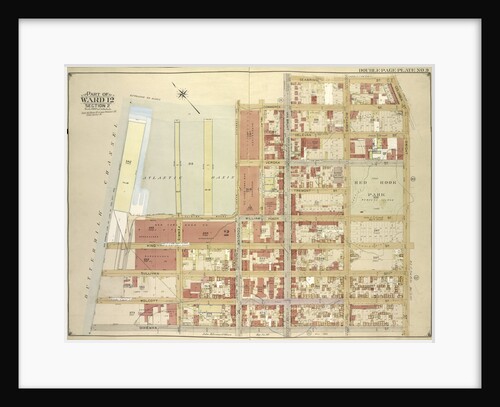 Map bounded by Commerce St., Seabring St., Columbia St., Dwight St., Dkeman St; IncludingWolcott St., Sullivan St., King St., Clinton Wharf, Commerce St., New York by Anonymous