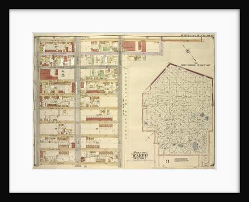 Map bounded by Fort Hamilton Ave., 37th St., 7th Ave., 36th St., New York by Anonymous