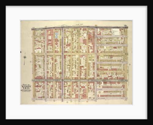 Map bounded by Flushing Ave., Marcy Ave; IncludingWilloughby Ave., Kent Ave., New York by Anonymous