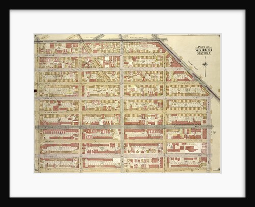 Map bounded by Flushing Ave., Broadway, Lewis Ave; IncludingHart St., Marcy Ave., New York by Anonymous