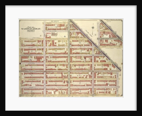 Map bounded by Broadway, Vernon Av., New York by Anonymous