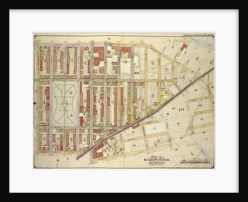 Map bounded by Norman Ave., Bridgewater St., Vandam St., Newtown Creek Including Stewart St., Lombardy St., Engert Ave. van Pelt Ave., Homboldt St; Sub Plan., New York by Anonymous