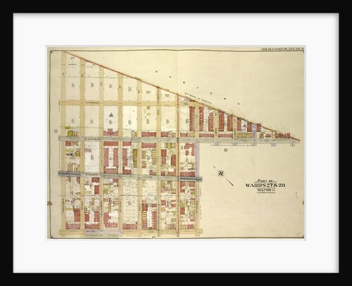Map bounded by Boundry Line of Borough of Brooklyn and Queens, Ralph St., St.Nicholas Ave; Including Stanhope St., Irving Ave., Troutman St., New York by Anonymous