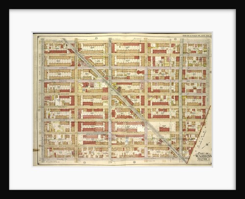 Map bounded by Stanhope St., St.Nicholas Ave., Boundary Line Borough of Brooklyn and Queens; Including Palmetto St., Central Ave., New York by Anonymous