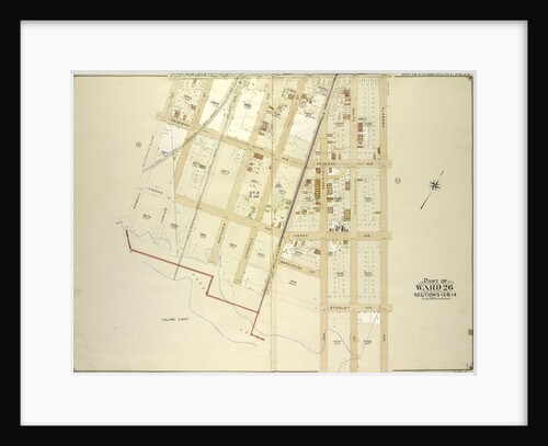 Map bounded by Newlots Ave., Alabama Ave., Stanley Ave; Including Fresh Creek, E. 107th St., Powell St., New York by Anonymous