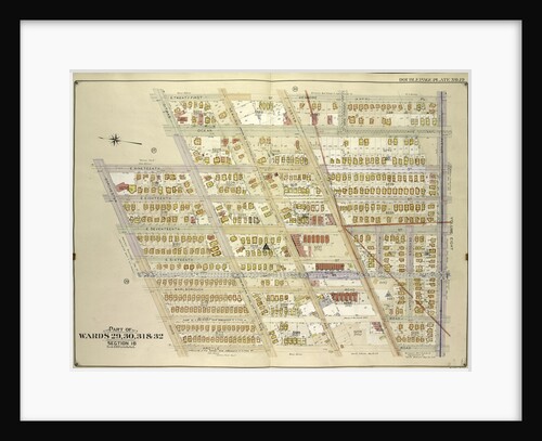 Map bounded by E. 21st St., Kenmore Pl., Avenue G, Argyle Road; Including Dorchester Road, E. 19th St., Ditmas Ave., New York by Anonymous