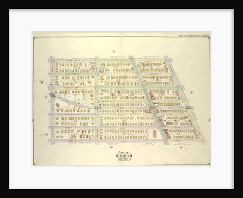 Map bounded by E. 19th St., Dorchster Road; Including Argyle Road E. 13th St., Albemarle Road Avenue A., New York by Anonymous