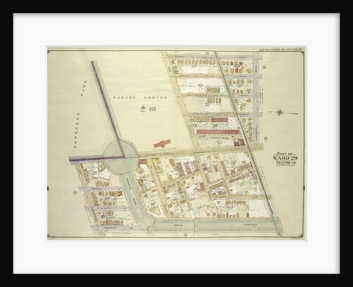 Map bounded by Rugby Road E. 14th St., Albemarle Road Avenue A, Church Ave., Church Lane, Ocean Parkway; Including Prospect Ave., Greenwood Ave., Parkside Ave., Cone., New York by Anonymous