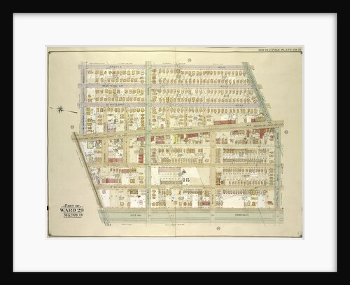 Map bounded by Argyle Road, Cortelyou Road, Ocean Parkway; Including Church Lane, Albemarle Road., New York by Anonymous