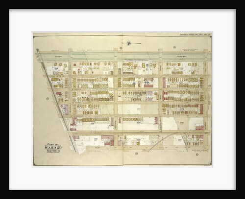 Map bounded byOcean Parkway, Ditmas Ave; Including West St., Church Lane., New York by Anonymous