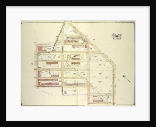 Map bounded by West St., 16th Ave., 43rd St., 42nd St; Including 41st St., 13th Ave., 36th St., Church Lane, New York by Anonymous