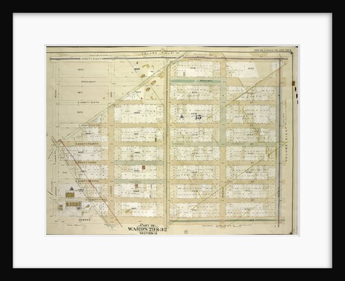 Map bounded by E. Ninety Eight St., Avenue B; Including Remsen Ave., Lenox Road, New York by Anonymous
