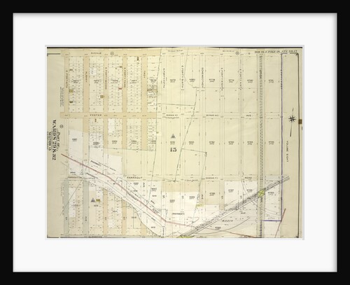 Map bounded by Avenue D, E. 51st St; Including Clenwood Road Avenue G, E. 40th St., New York by Anonymous