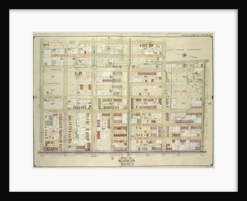 Map bounded by E. 38th St., Canarsie Ave., Tilden Ave. Vernon Ave; Including Nostrand Ave., Clarkson Ave., New York by Anonymous