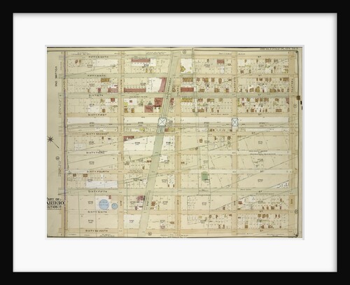 Map bounded by 58th St., 12th Ave; Including 67th St., 8th Ave., New York by Anonymous