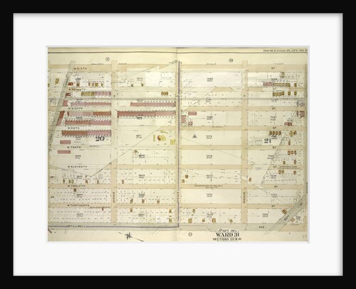 Map bounded by W. 6th St., Avenue U, 86th St; Including Stillwell Ave., Avenue Q., New York by Anonymous