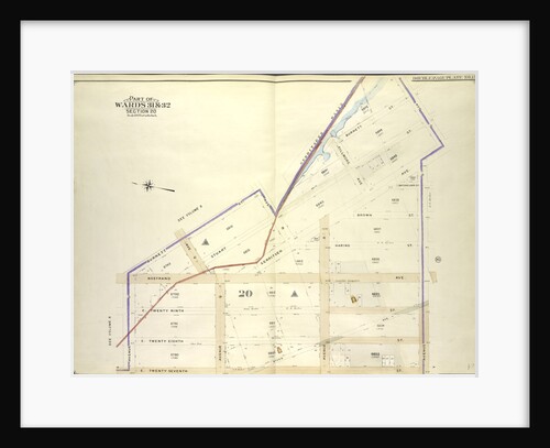 Map bounded by Burnett St., Avenue S; Including E. 27th St., Avenue P., New York by Anonymous