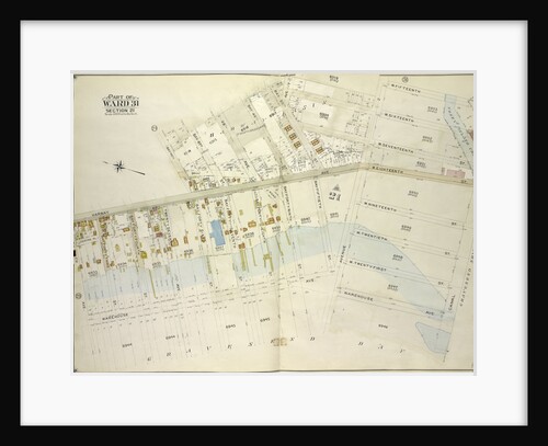 Map bounded by W. 15th St., Canal Ave., Warehouse Ave; Including 26th Ave., Harway Ave., Bay 46th St., New York by Anonymous
