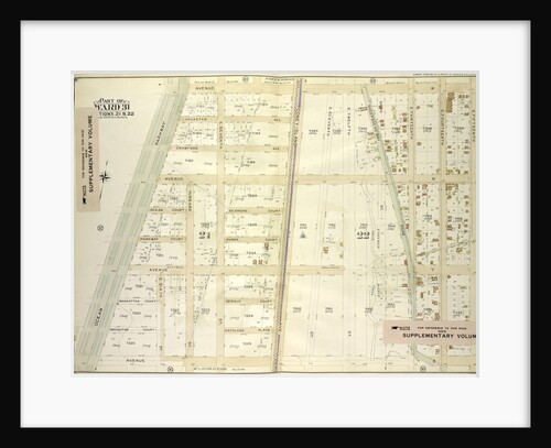 Map bounded by Avenue W, E. 15th St; Including Avenue Z, Ocean Parkway, New York by Anonymous