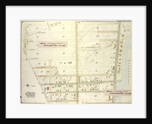 Map bounded by Ford St., Sheepshead Bay, E. 25th St; Including Jerome Ave., Voorhies Lane, Avenue Y., New York by Anonymous