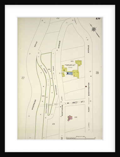 Map bounded by Riverside Drive, Fort Washington Ave., New York by Anonymous