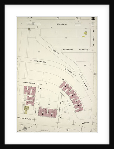 Map bounded by Broadway, W. 193rd St., St. Nicholas Ave., New York by Anonymous