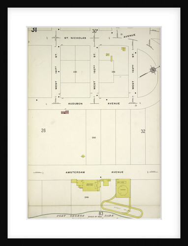 Map bounded by St. Nicholas Ave., Amsterdam Ave., New York by Anonymous