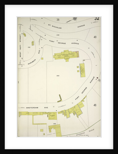 Map bounded by St. Nicholas Ave., Amsterdam Ave., New York by Anonymous