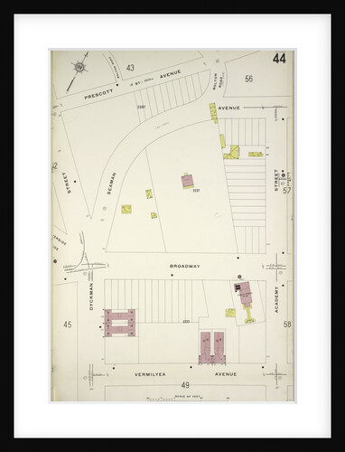 Map bounded by Prescott Ave., Academy St., Vermilyea Ave., Dyckman St., New York by Anonymous