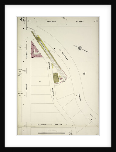Map bounded by Dyckman St., St. Nicholas Ave., Ellwood St., Nagle Ave., New York by Anonymous