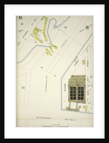 Map bounded by Dyckman St., W. 201st St., Harlem River, New York by Anonymous