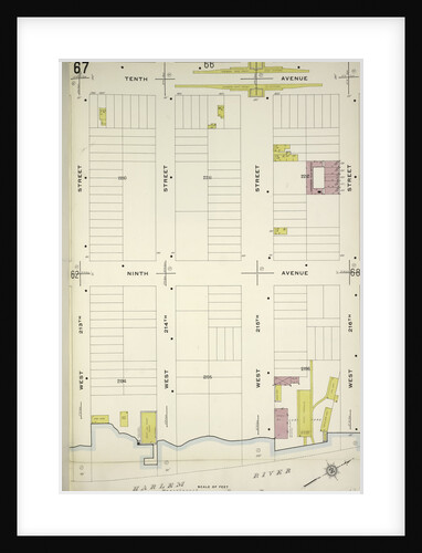 Map bounded by 10th Ave., W. 216th St., Harlem River, W. 213th St., New York by Anonymous