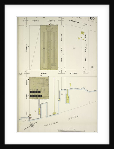 Map bounded by 10th Ave., Broadway, W. 219th St., Harlem River, W. 216th St., New York by Anonymous