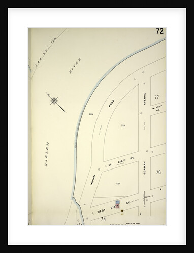 Map bounded by Harlem River, Seaman Ave., W. 218th St., New York by Anonymous