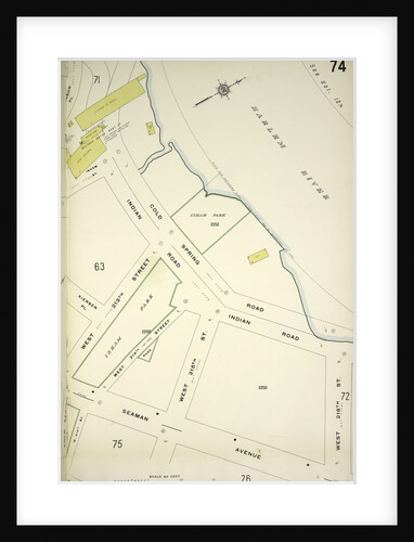 Map bounded by Harlem River, W. 218th St., Seaman Ave., W. 213th St., New York by Anonymous